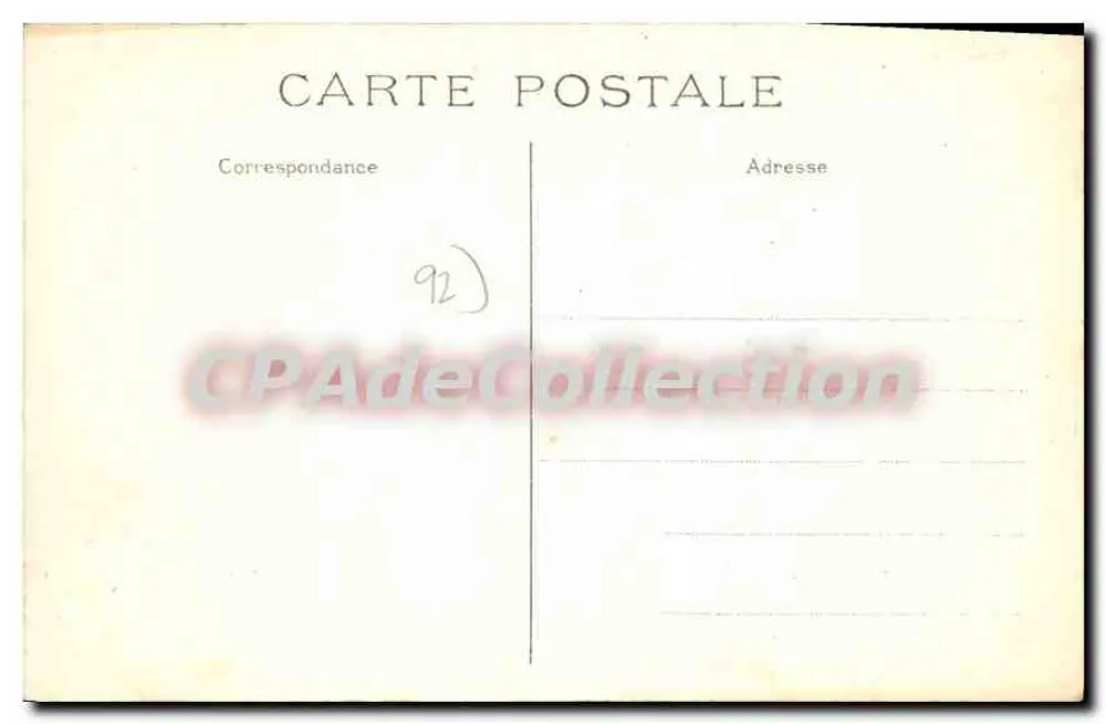 Rueil — Panorama — editor Delile, n° 024 - Verso