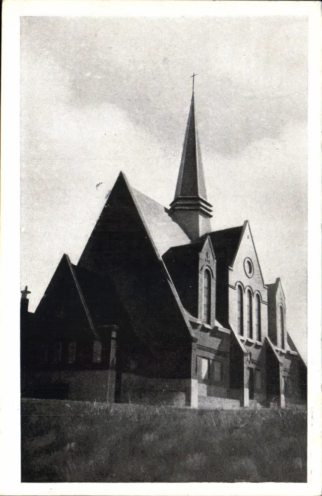 Igreja de São José de Nanterre — vista arquitetônica — P. Naveu Imp. Paris - 10339 - Frente