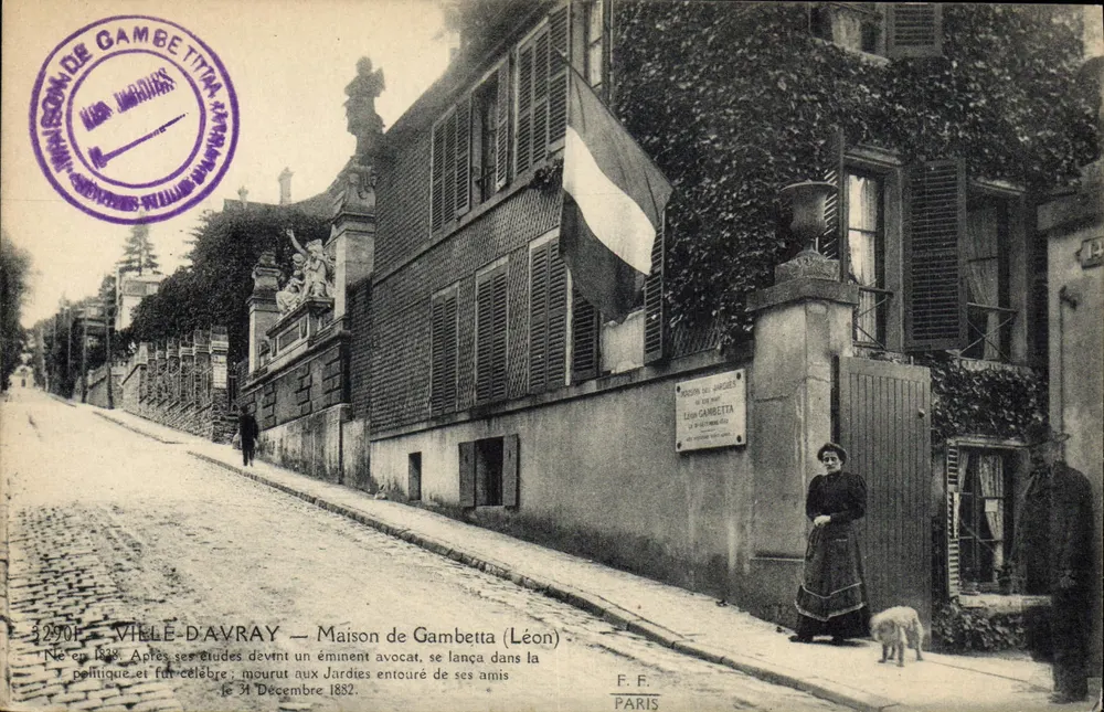 Ville-d'Avray — Casa de Gambetta (Léon) — Editor F.E. Paris - Frente