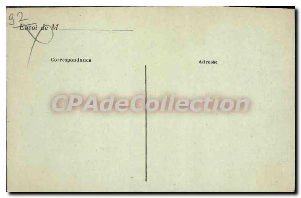 Ville-d'Avray — Casa de Gambetta (Léon) — Editor F.E. Paris - Verso