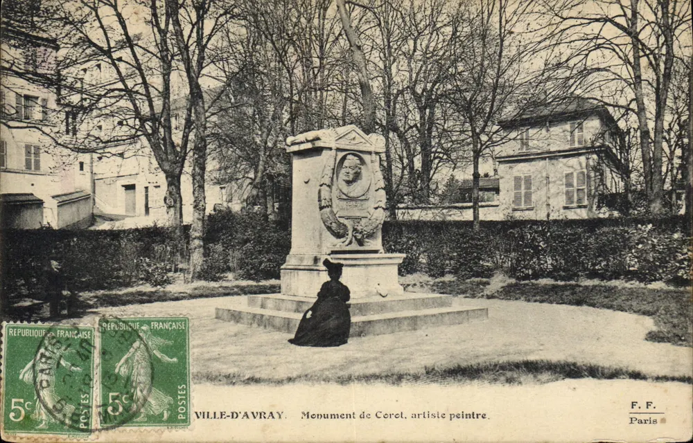 Ville-d'Avray — Denkmal für Coret, Maler-Künstler — F. F. Paris - Vorderseite