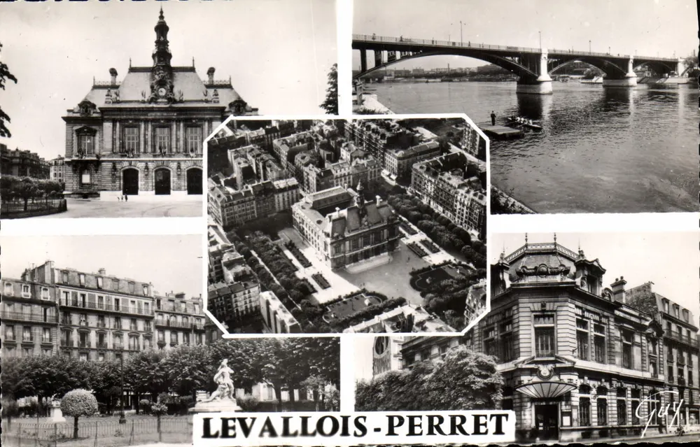Levallois-Perret — Panoramablick — Art Editions LYNAPRIS - Vorderseite