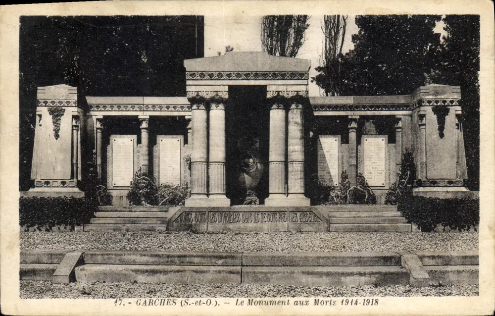 Garches (S.-et-O.) — Het Monument aux Morts 1914-1918 — Editie Lasségary n°47 - Voorkant