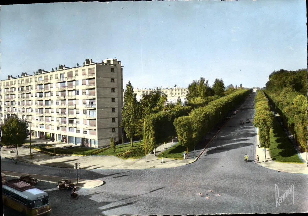 A alameda de honra do castelo de Sceaux — Avenue d'Art RAYMON (S.-et-O.) — Éditions d'Art RAYMON - Frente