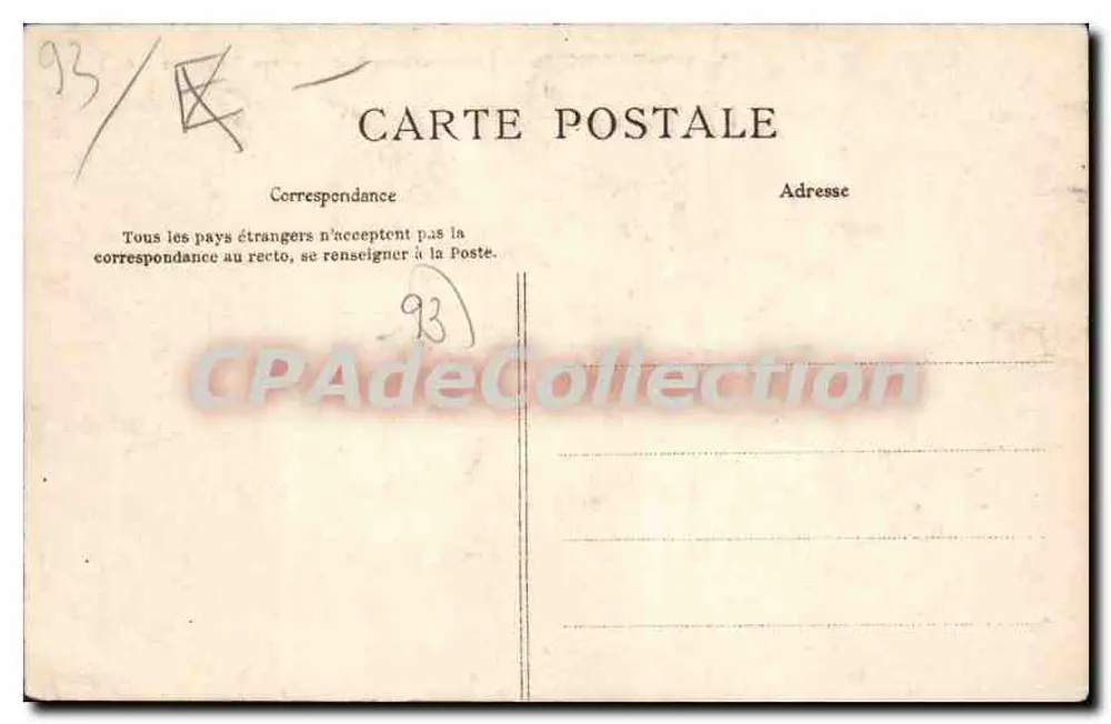 Montfermeil — Lac des Sept Îles aus den Tribunes gesehen — C. L. C. n°18 - Rückseite