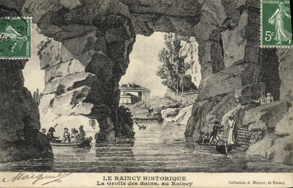 Die Badehöhle in Raincy — Sammlung A. Moquet, Raincy - Vorderseite