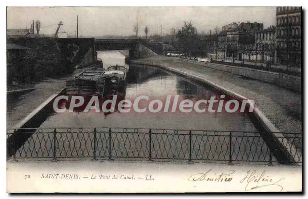 SAINT-DENIS — O Ponte do Canal — LL. - Frente
