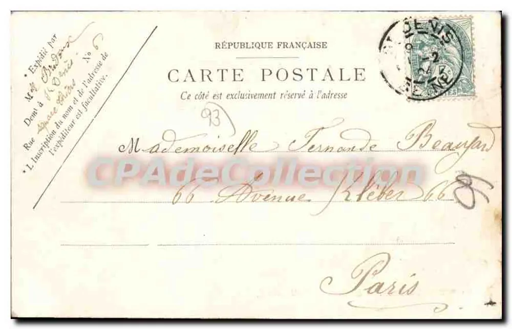 SAINT-DENIS — O Ponte do Canal — LL. - Verso