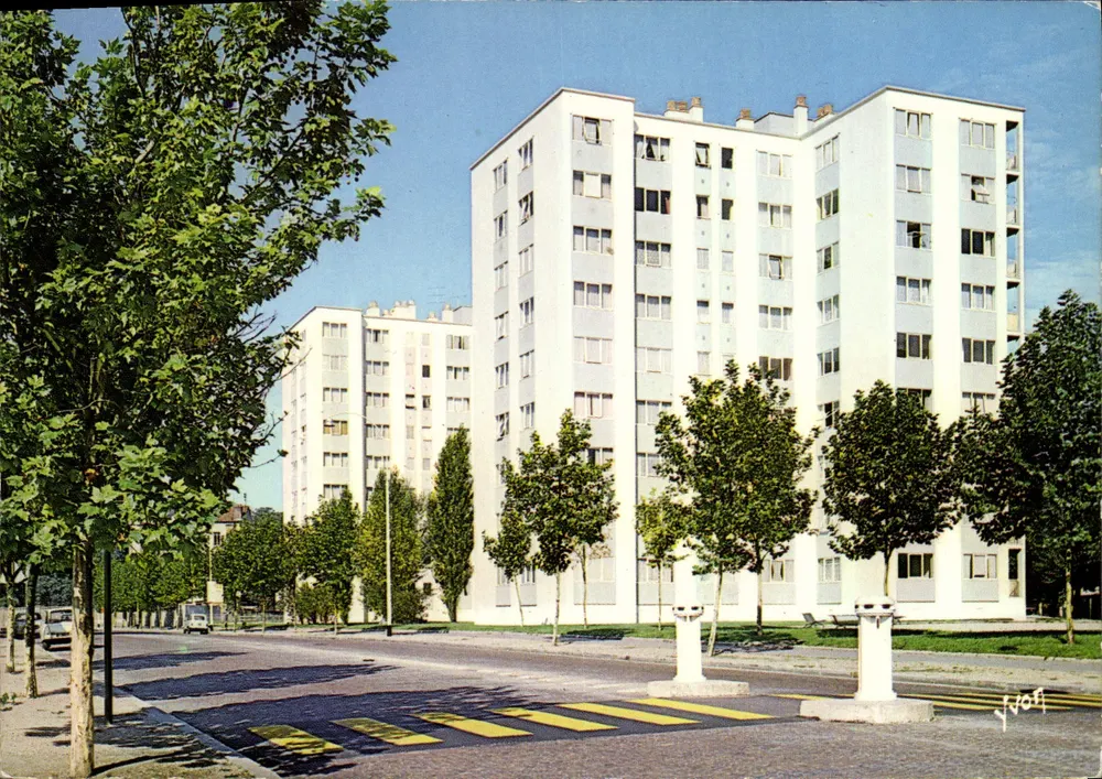 Cité Joliot-Curie — Saint-Denis — Wydawnictwo Jean B.A.D.E.M. nr 6902 - Awers