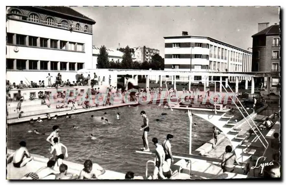Saint-Ouen (Seine) — A Piscina Municipal — Lyna - Frente