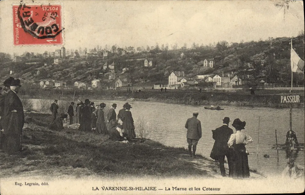 La Varenne-St-Hilaire — Die Marne und die Hügel — Eug. Legrain, Verlag - Vorderseite