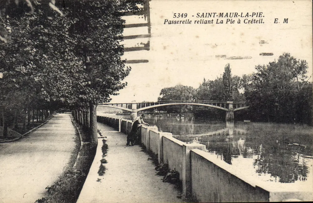 Saint-Maur-la-Pie — Brücke, die La Pie mit Créteil verbindet — E. M. n° 5349 - Vorderseite