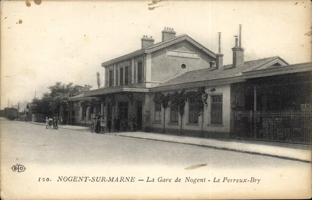 Nogent-sur-Marne — Bahnhof Nogent — Le Perreux-Bry — B.D. n°120 - Vorderseite