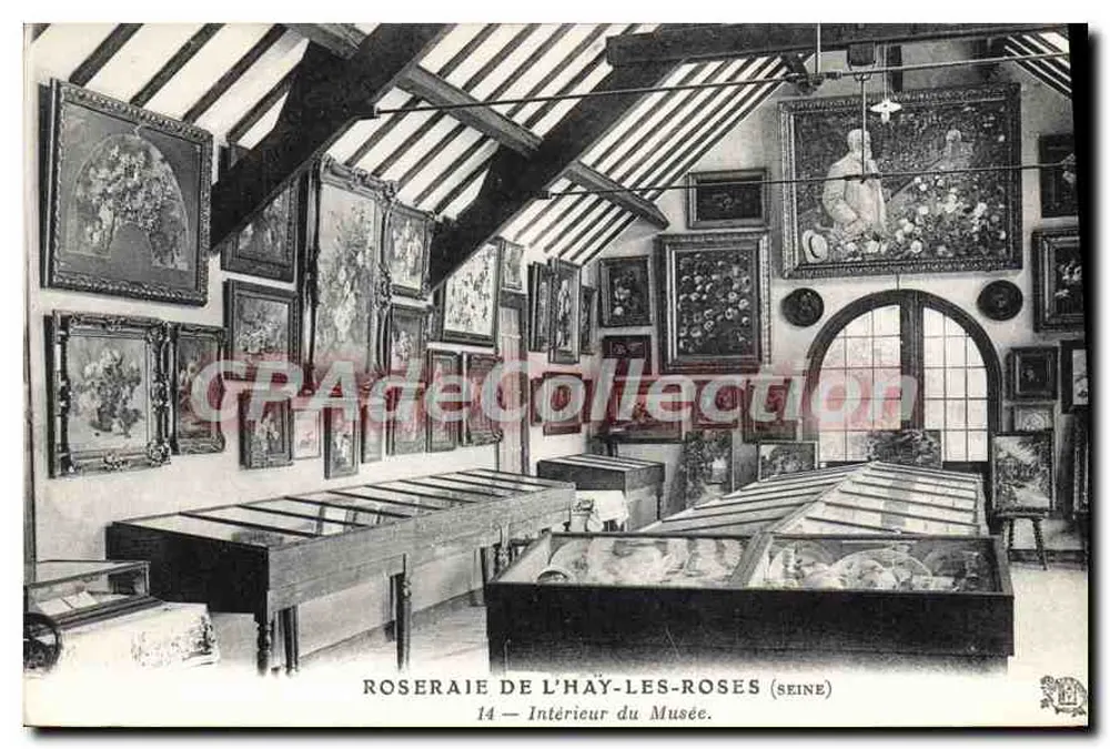 Roserai de L'Hay-les-Roses — Innenraum des Museums — (Seine) - Vorderseite