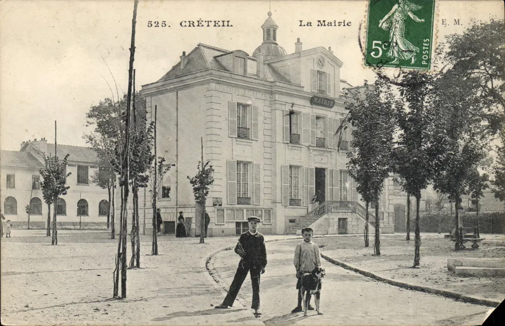 Créteil — A Prefeitura — E. Malecuit, fot. - edit., Paris, n° 525 - Frente