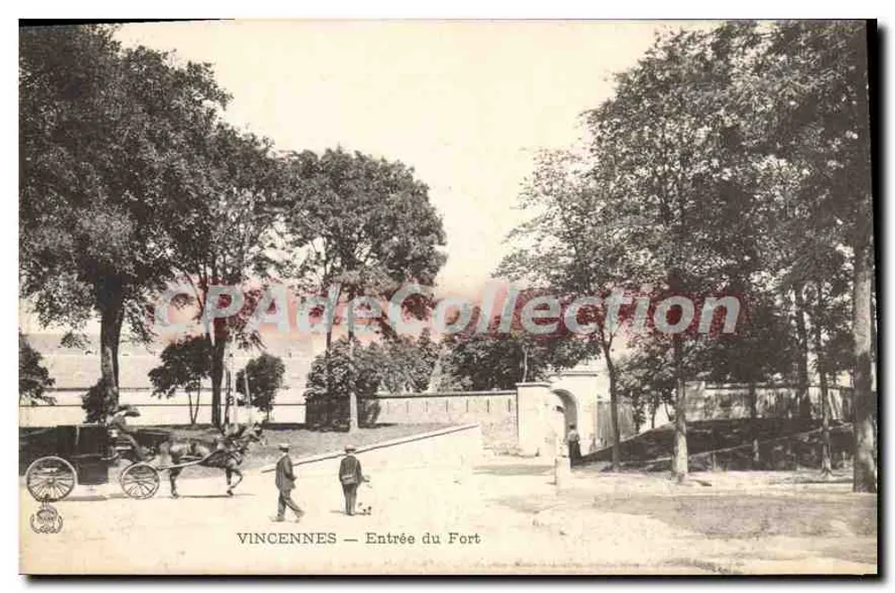 Vincennes — Entrada do Forte - Frente