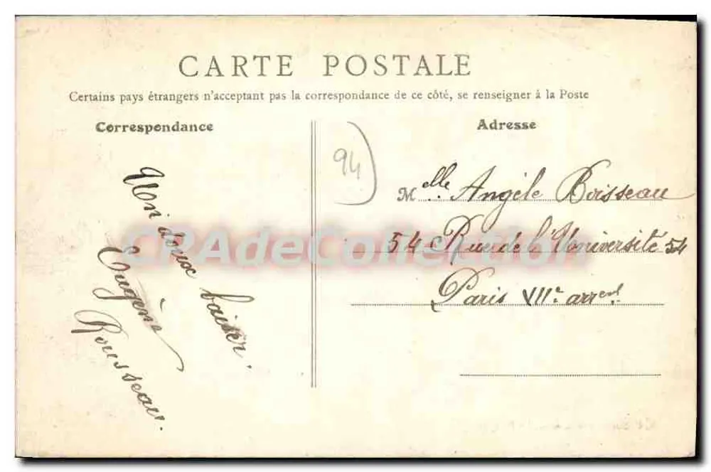 La Varenne-Chennevières — Die Marne und die Hügel von Chennevières — E. Pachulle, Fotografie, Le Perron - Rückseite