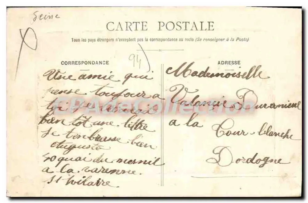 Champigny - L'Île Pisse-Vinaigre — Edizione G. Pain, cicli, fonografi - Verso