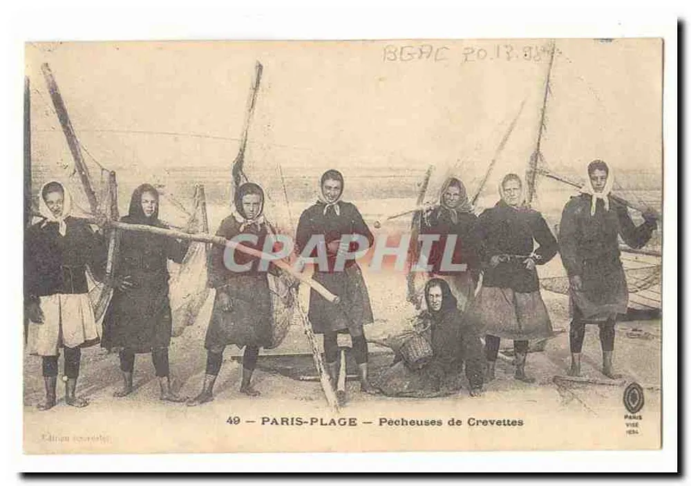 Paris-Plage — Shrimp Fishers — Édition Courrèges, n°49 - Vorderseite