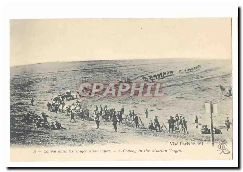 Kolonne in den elsässischen Vosges — Visé Paris n° 161 - Vorderseite