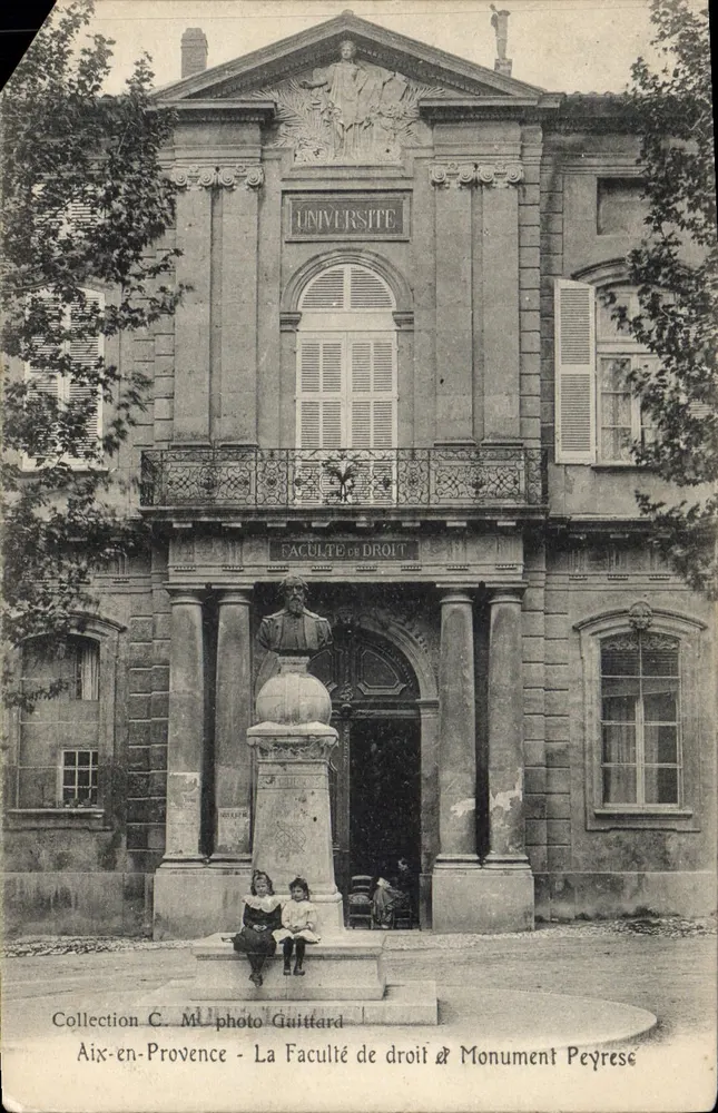 Aix-en-Provence — Das Rechtsfakultät & Denkmal Peyrèse — photo Guittard - Vorderseite