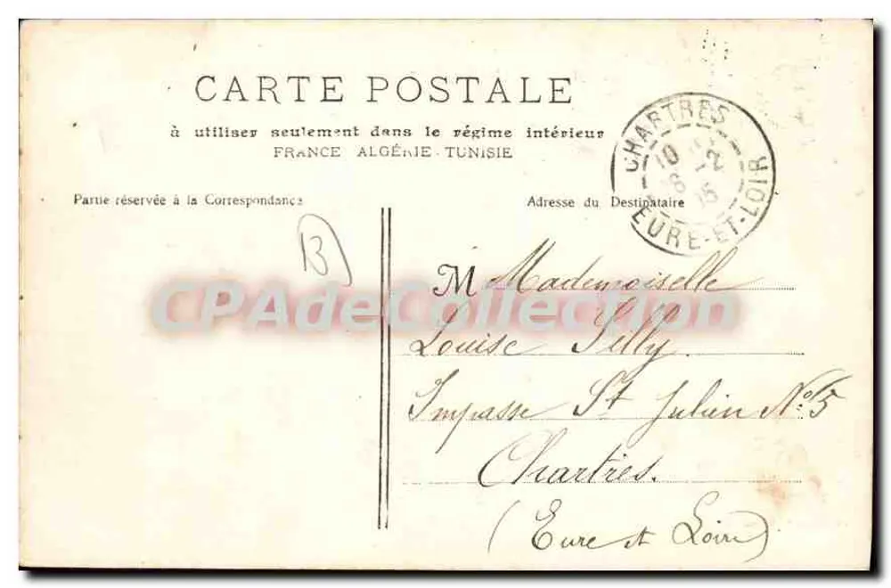 Arles - Das Hotel der Post & Rue de l'Hôtel de Ville — Amiti's, n°2316 - Rückseite