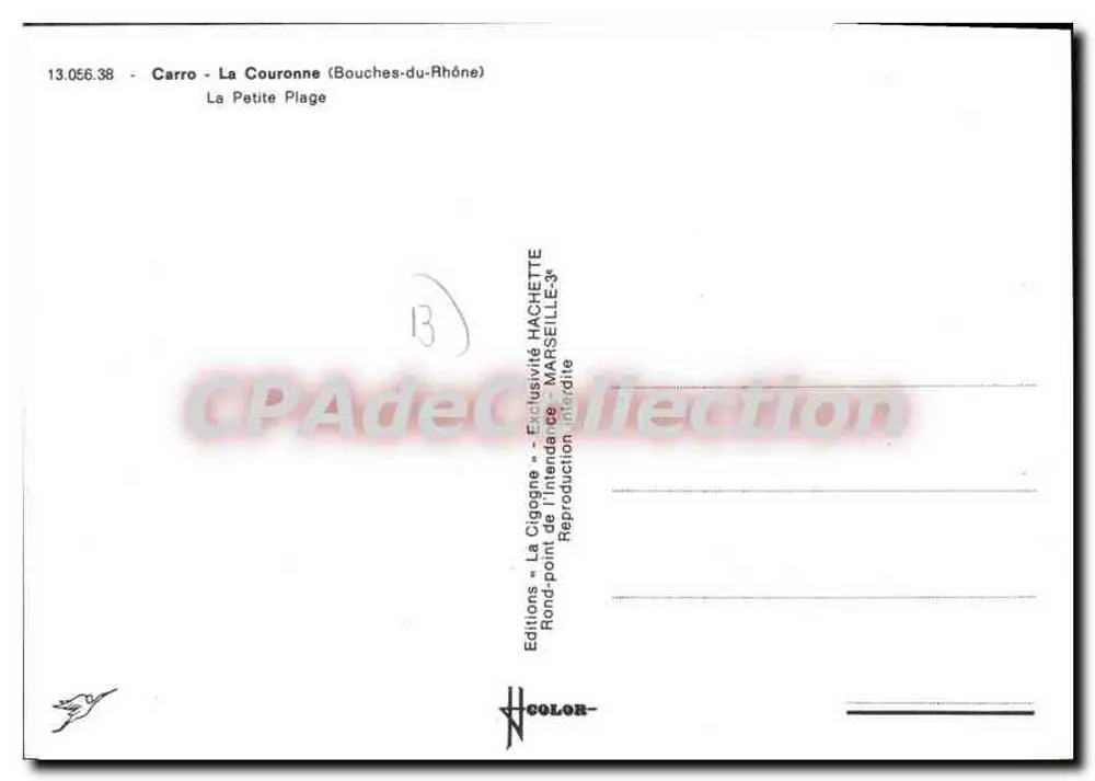 La Cisogne — A Pequena Praia — Edições Hachette - Verso