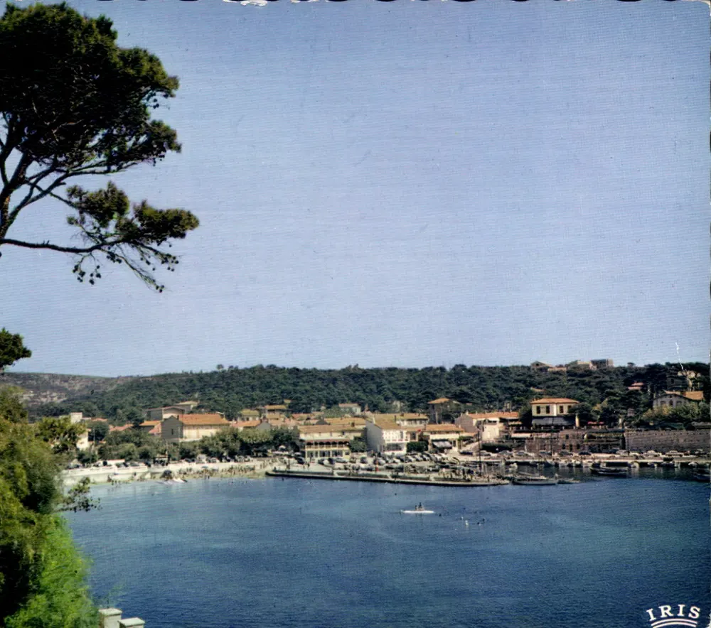 La Côte Bleue — Der Hafen und die Strandansicht vom Kai aus — Imp. Gandini, Marseille - Vorderseite