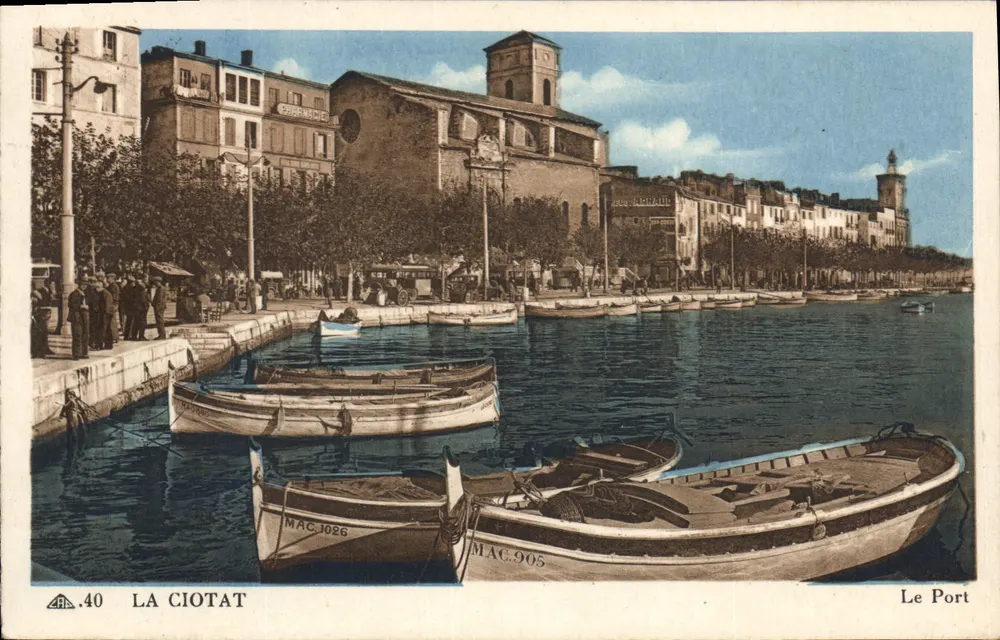 La Ciotat — O Porto — CI DES ARTS PÉDIOMÉCANIQUES - Frente