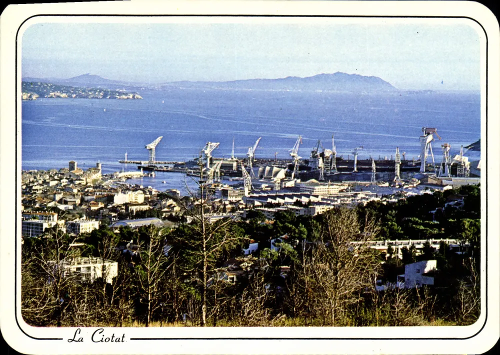 La Ciotat — Allgemeiner Blick auf die Werft — REFLETS DE LA COTE D'AZUR - Vorderseite