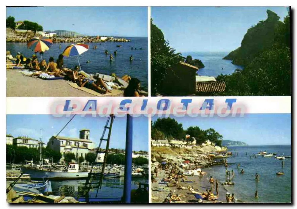 La Ciotat — Ansicht der Strand, des Hafens und der Klippen — Editions "La Gigue" - Vorderseite