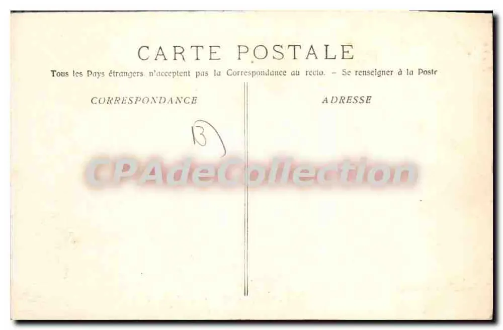 Marselha - Exposição Colonial - Castelo Duplessis — Fototipo E. Lucour, Marselha — n°37 - Verso