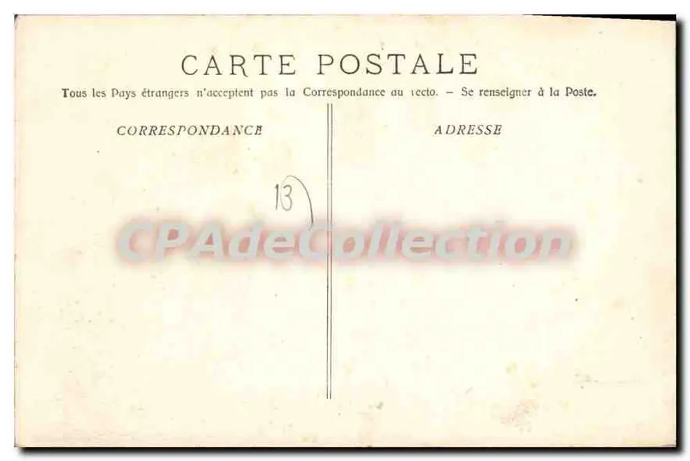 Marseille - Exposição Colonial - Palácio dos Belos-Artes — Fototip. E. Lacour — Marseille - Verso