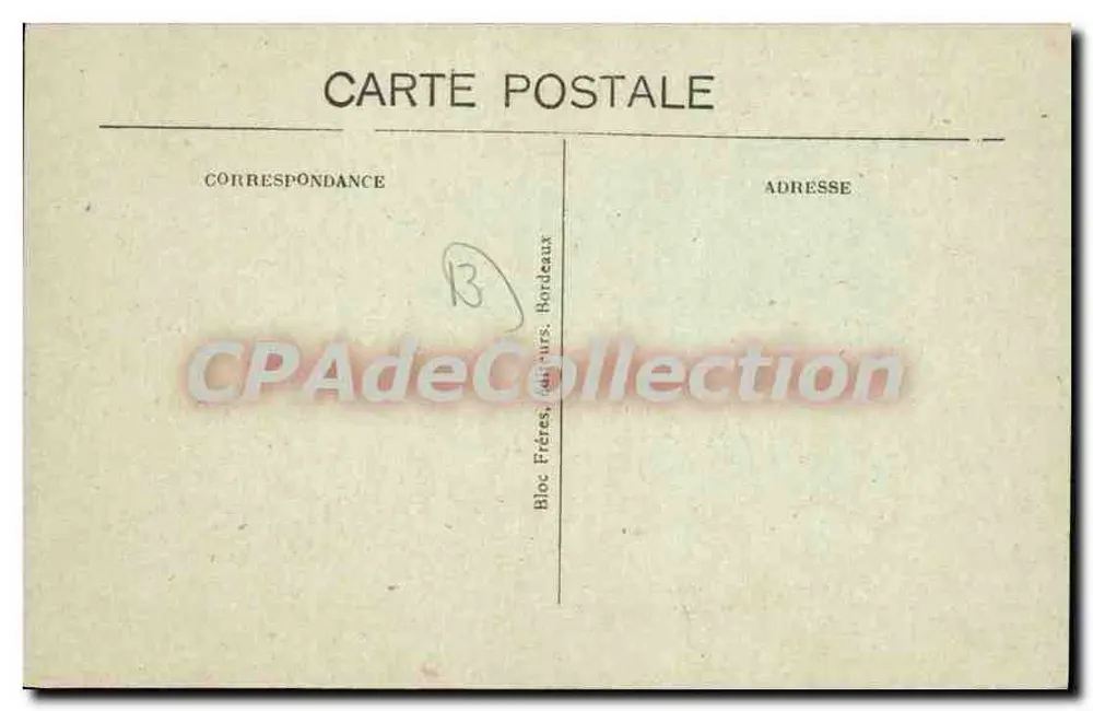 Marseille — A Corniche — Anse do Profeta — BR - 1587 - Verso