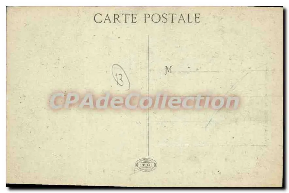 Een maestralstoot in Marseille !... — Foto Bourse, ed. 22, rue Parillon — Marseille - Achterkant