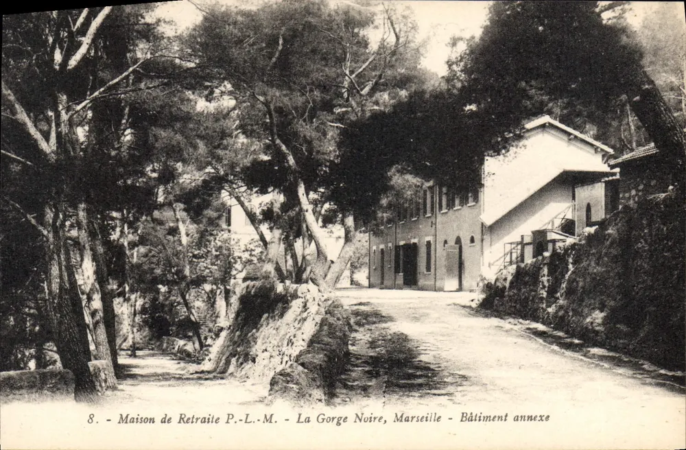 La Gorge Noire, Marseille — P.-L.-M. Altenheim — Anbau - Vorderseite