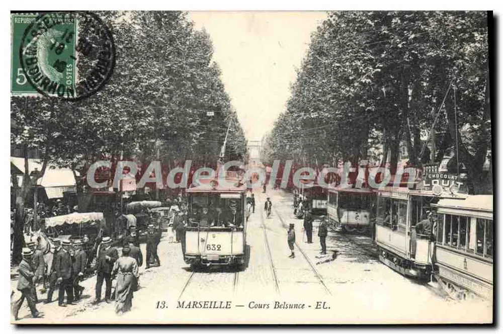 Marselha — Cours Belsunce — EL. — Editora EL. - Frente