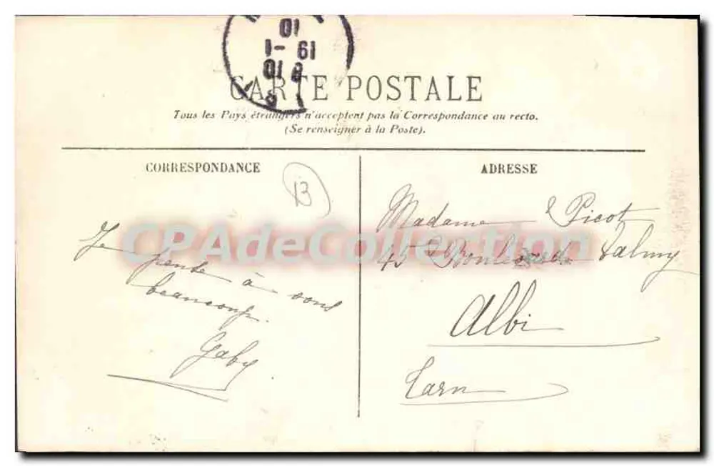 Marselha — Cours Belsunce — EL. — Editora EL. - Verso