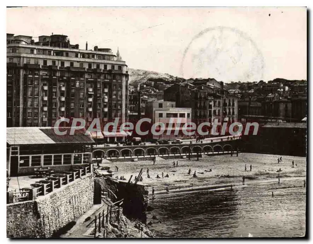Praia dos Catalães — Marselha (B.-du-R.) — CPAdeCollection - Frente