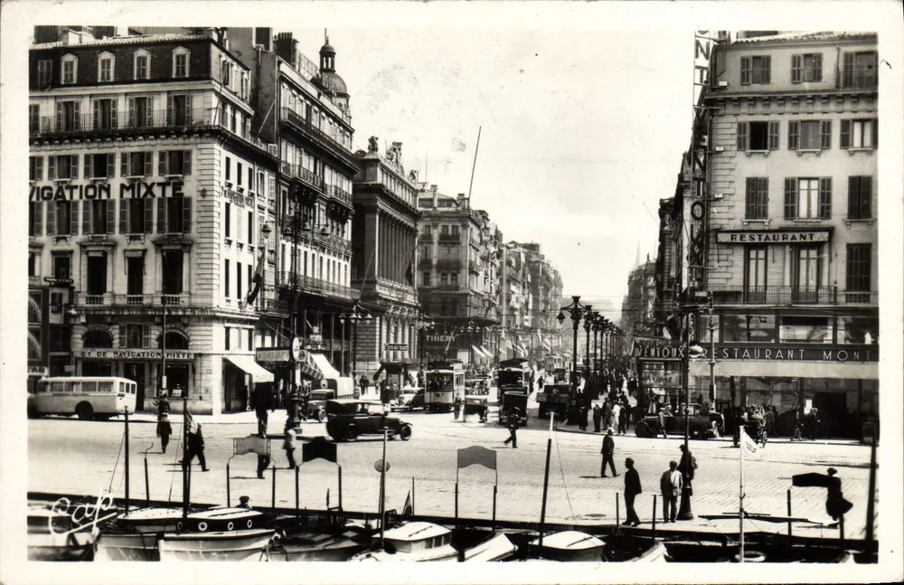 Der Quai des Belges und die Canebière — Marseille — Verlag C.A.L.E. n°100 - Vorderseite