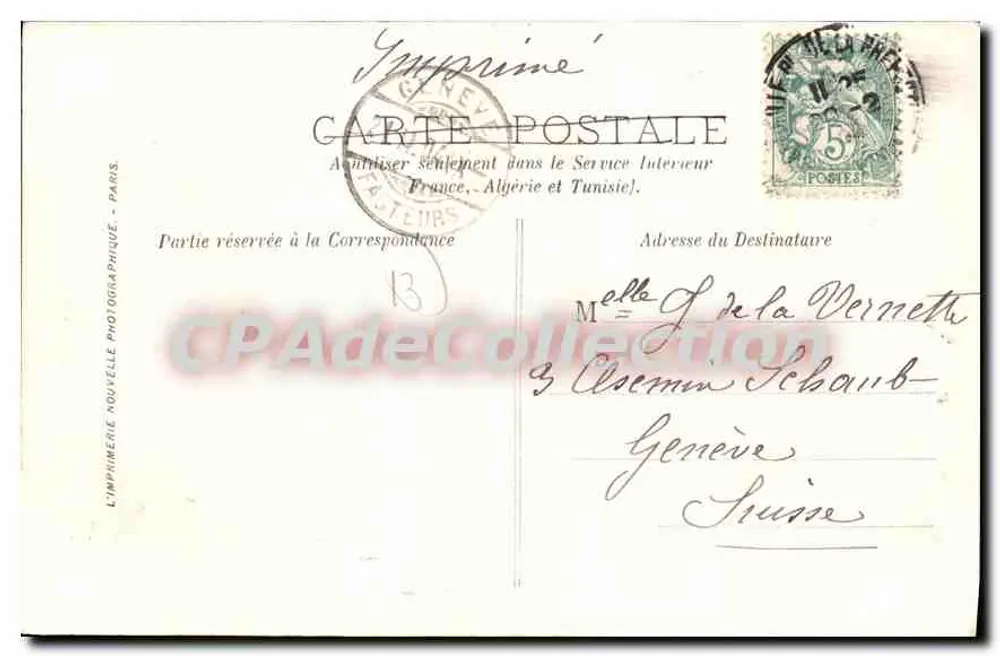 Marseille — La Cathédrale et le Fort Saint-Jean — LL. — N°43 - Verso