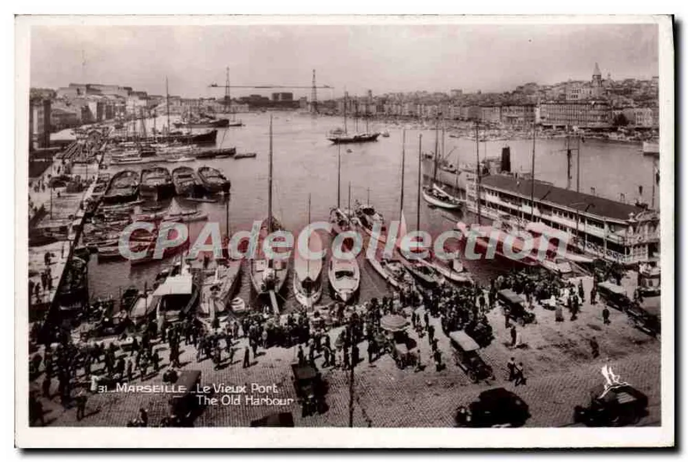 Marsella — El Puerto Viejo — Edición La Cigogne - Anverso