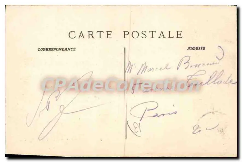 Marseille - O Farol de Santa Maria — editor P. ROAT, n°79 - Verso