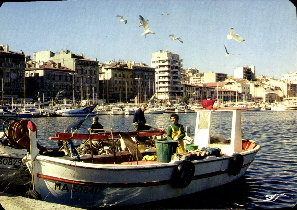 Marseille (B.-du-R.) — Retorno da pesca — Edição CICOGNE - Frente