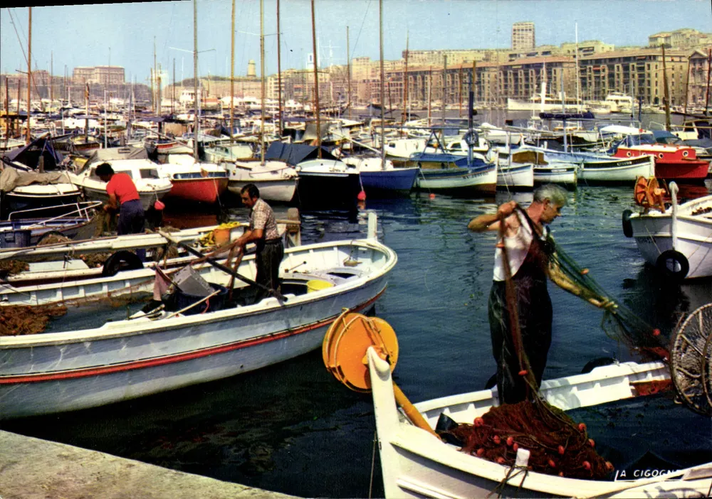 O Velho Port — Marselha — Edições Hachette - Frente