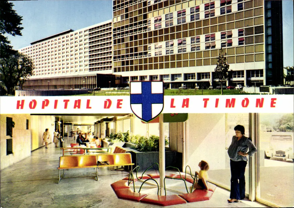 Hospital da Timone — Marselha — Edição S.A.D. Rond-Point de Marselha - Frente