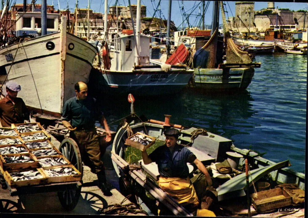Alter Hafen - Rückkehr vom Fischen — Marseille (13) — Éditions La Cigogne - Vorderseite