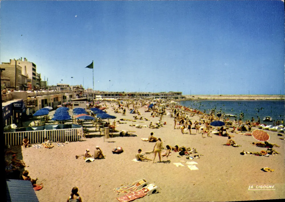 La Pointe Rouge - A Praia — Marselha (B.-du-R.) — Edições 'La Cigogne' - Frente