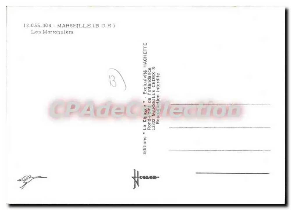 Marsylia — Drzewa Orzechowe — Wydawnictwo Hachette - Rewers