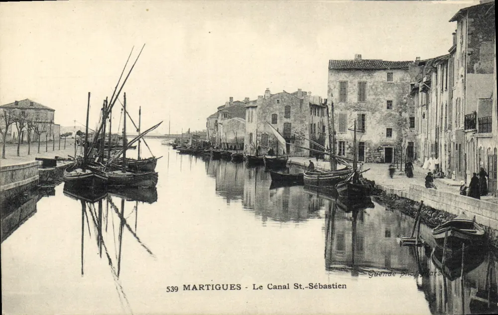 Martigues - O Canal St-Sébastien — Guende fot. Martigues, n° 539 - Frente